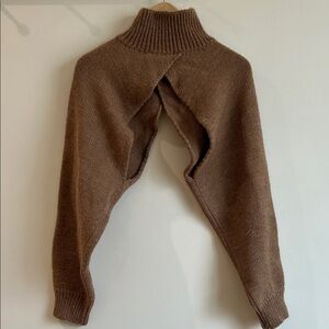Monica Cordera Spanish wool/alpaca popover shawl accessory